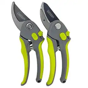 Amboss gartenschere davaon profi 2 teiliges gartenscheren set