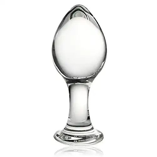 SXOVO Glas Dildo Buttplug Trainer für G-Punkt Stimulation