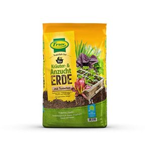 Tierra de cultivo frux ® hierbas orgánicas y con arcilla natural, 5 litros
