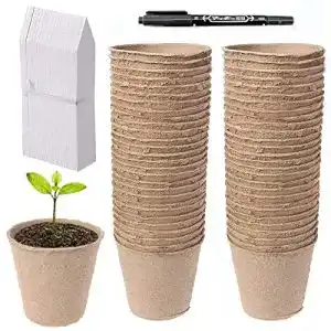 Anzuchttopf abimars abbaubare anzuchttoepfe 50 stuecke 8cm