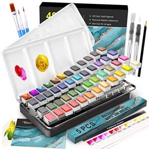 Aquarellfarben RATEL Set, Premium-Kasten, 48 Farben - aquarellfarben ratel set premium kasten 48 farben