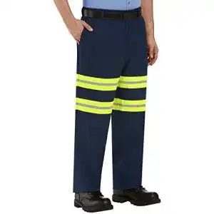 Arbeitshose red kap herren stain resistant enhanced visibility flat
