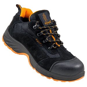 Παπούτσια εργασίας Επείγοντα παπούτσια ασφαλείας 210 S1, μαύρο/πορτοκαλί