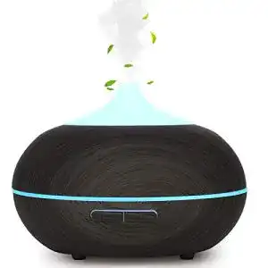Aroma diffuser wdcd luftbefeuchter 300ml dunkelbraun ultraschall