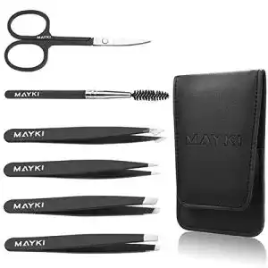 Augenbrauenpinzette mayki augenbrauen pinzetten set 6tlg profi 1