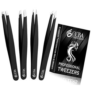 Eyebrow tweezers OCBA Silver-colored tweezers for facial hair