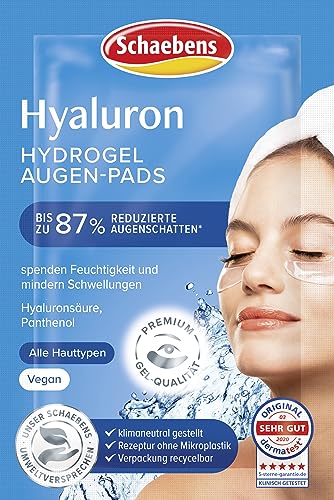 Augenpads Schaebens Hyaluron Hydrogel Augen-Pads, für 1 Anwendung