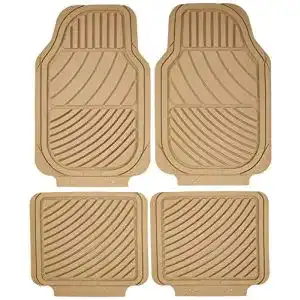 Auto fussmatten sumex carat universal gummifussmatten beige