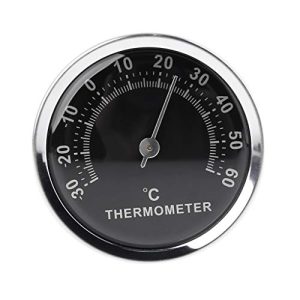 Termómetro para automóvil BIlinli Mini termómetro para automóvil de 58 mm