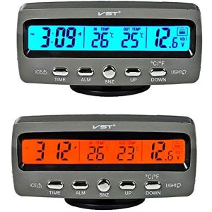 Thermomètre de voiture Itian LCD horloges électroniques automobiles