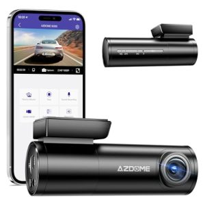 Автомобильная камера Azdome FHD 1296P Dashcam WiFi, управление через приложение