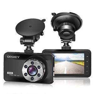 Câmera de carro ORSKEY Dashcam Full HD 1080P Gravador de vídeo