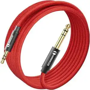 Aux kabel annnwzzd 3 5mm to 6 35mmtrs stereo audio cable