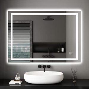 Espejo de baño Espejo de pared Dripex Espejo de baño LED
