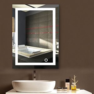 Espelho de banheiro Kedia MUPAI espelho de banheiro com iluminação LED