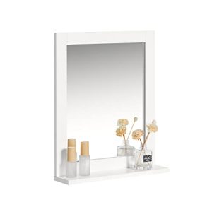 مرآة الحمام SoBuy ® FRG129-W مرآة حائط مرآة