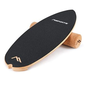 Balance-Board MSPORTS Surf Balance Board aus Holz/Balance Skateboard