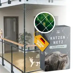 Balkon katzennetz samtpfote katzennetz fuer balkon fenster
