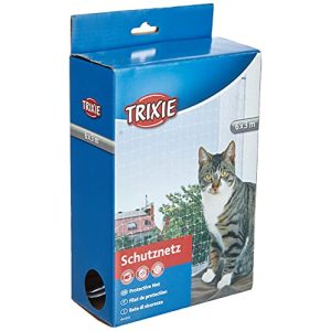 Rede para gatos para varanda TRIXIE 44333 Rede de proteção, 6 × 3 m, transparente