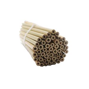 Tubos de bambu Super ideia 50 peças de enchimento de tubo de bambu