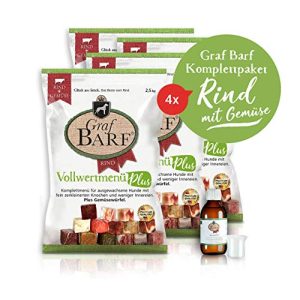 BARF dog food Graf BARF complete package menu from BEEF