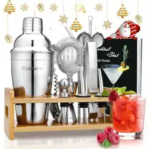 Barkeeper set godmorn cocktail set edelstahl shaker set 15 tlg