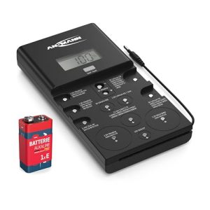 Testador de bateria Ansmann para baterias Lion de célula botão