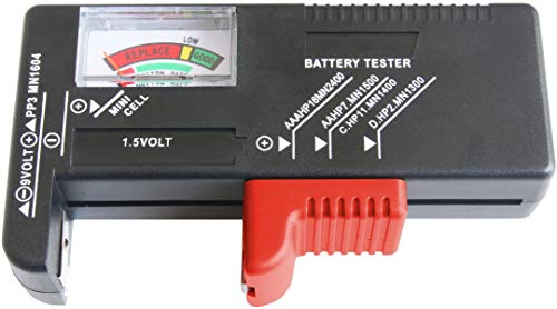 Batteritestverktyg, med analog display