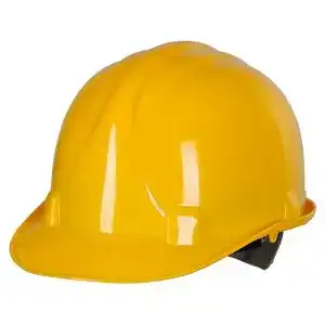 Bauhelm kerbl 34501 polyethylen helm 6 punkt aufhaengung gelb