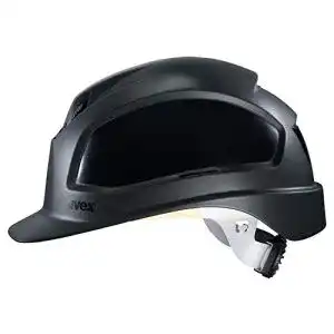Bauhelm uvex pheos b wr beluefteter mit drehrad langer schirm