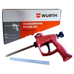 Pistola de espuma para construção Würth 1K Pistola de espuma Purlogic Express