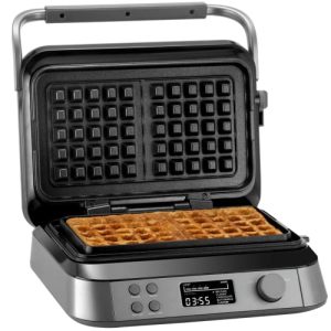 Ferro para waffles belga KLAMER ferro para waffles 1600W, duplo