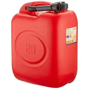 Benzinkanister 20 l vigor kanister aus rotem kunststoff 20 l