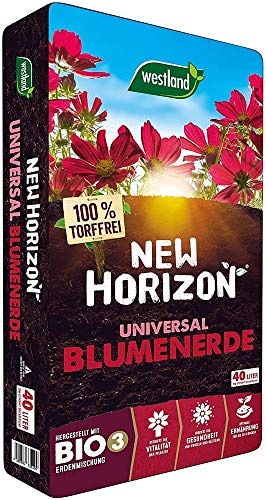 Bio-Erde Westland New Horizon Universal Blumenerde, 40 l - bio erde westland new horizon universal blumenerde 40 l