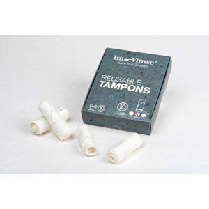 Tampon bio Tampons lavables en coton bio Imsevimse 8 pièces.