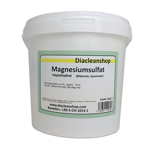 Sal Epsom DIACLEANSHOP 1kg Sal Epsom, sulfato de magnésio