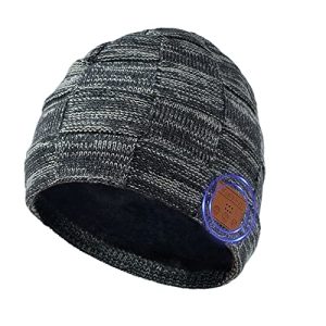 Bonnet Bluetooth COTOP Bonnet Bluetooth pour homme, bonnet tricoté chaud