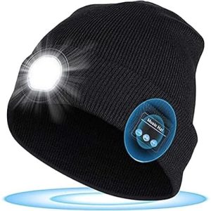 Bluetooth hat flintronic LED hat med lys, Bluetooth hat
