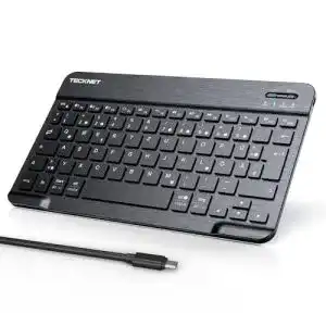 Bluetooth tastaturen tecknet wiederaufladbare bluetooth