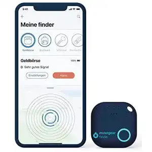 Bluetooth tracker musegear schluesselfinder mit bluetooth app