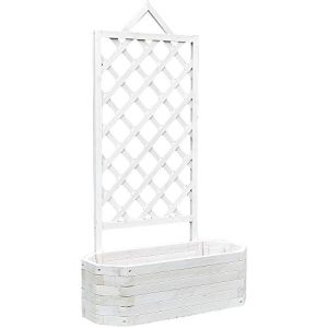 Flower box with trellis Melko with privacy screen 150CM
