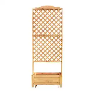 Blumenkasten mit rankgitter promadino romantica 80x210 cm