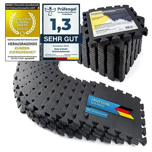Bodenschutzmatte für Fitnessgeräte im XXL Set