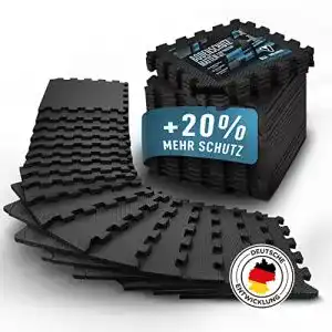 Bodenschutzmatte fitness veluris matte 31x31cm 18 extra dicke