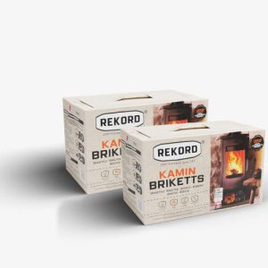 Briquettes de lignite ANGO Rekord 2X 10 kg briquettes, briquettes de cheminée