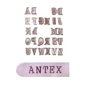 Brennstempel antex r8q0l030 buchstaben fuer brandmalerei