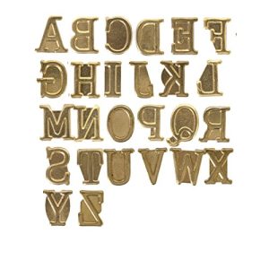 Brændende stempel Walnut Hollow 26162 Alfabet med store bogstaver