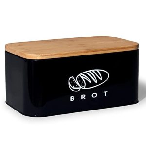 Bread bin Theo&Cleo bread bins with lid made of ecological bamboo