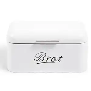 Brotkasten theocleo mit deckel grosser knaeckebrot box aus metall