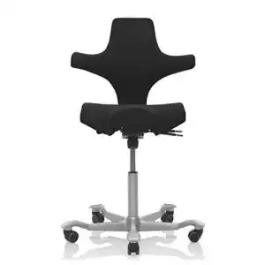 Buerostuehle hag capisco 8106 mit sattelsitz schwarz xtreme